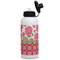 Roses Aluminum Water Bottle - White Front