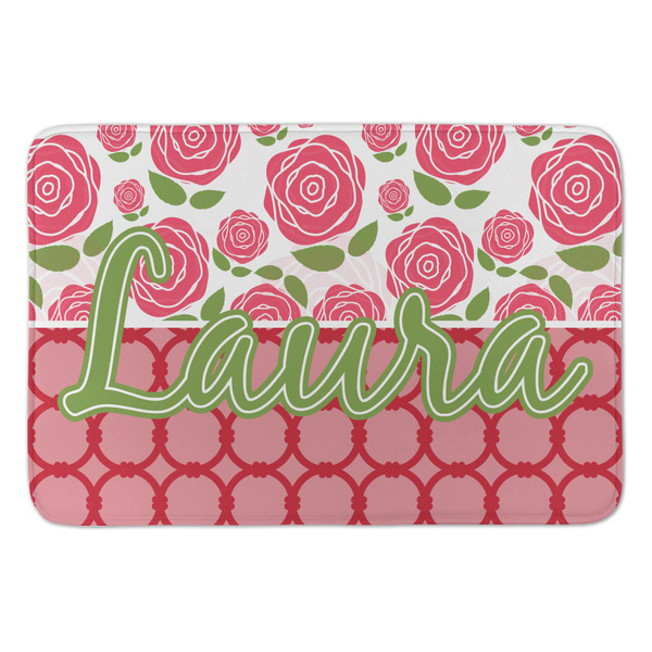 Custom Roses Anti-Fatigue Kitchen Mat (Personalized)