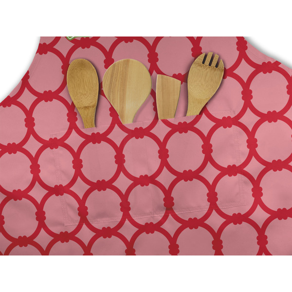 Roses Apron - Pocket Detail with Props