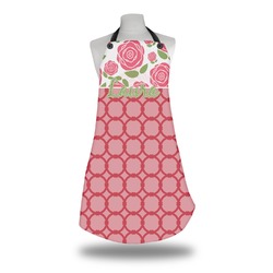 Roses Apron w/ Name or Text