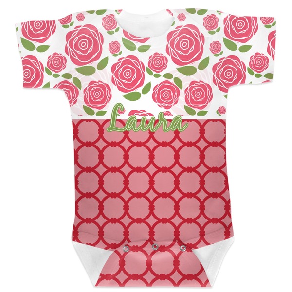 Custom Roses Baby Bodysuit 0-3 (Personalized)