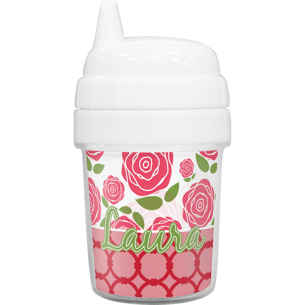 Custom Roses Baby Sippy Cup (Personalized)