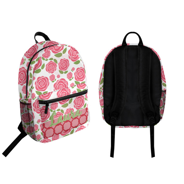 Roses Backpack front and back - Apvl