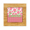 Roses Bamboo Trivet with 6" Tile - FRONT
