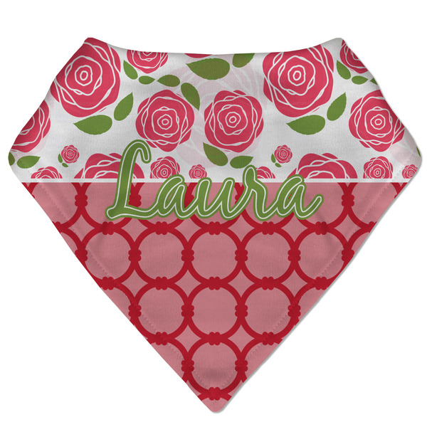 Custom Roses Bandana Bib (Personalized)