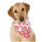 Roses Dog Bandana Scarf w/ Name or Text