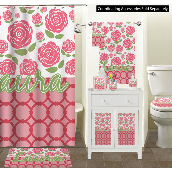 Roses Bathroom Scene