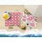 Roses Beach Towel Lifestyle
