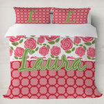 Roses Duvet Cover Set - King (Personalized)