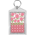 Roses Bling Keychain (Personalized)