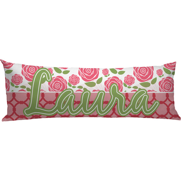 Custom Roses Body Pillow Case (Personalized)