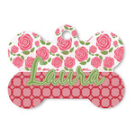 Roses Bone Shaped Dog ID Tag (Personalized)