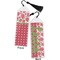 Roses Bookmark with tassel - Front and Back