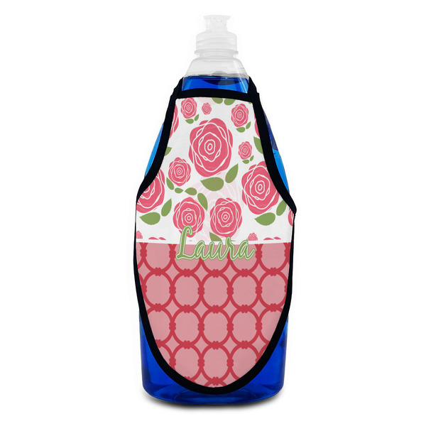 Roses Bottle Apron - Soap - FRONT