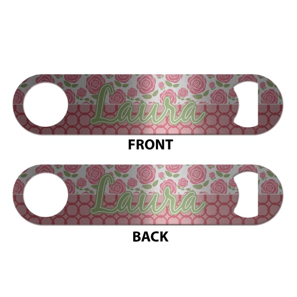 Roses Bottle Opener - Front & Back