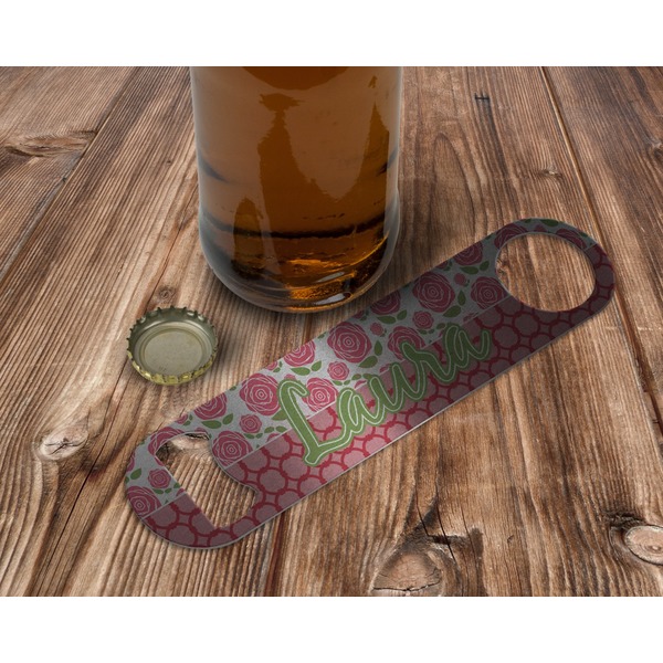 Roses Bottle Opener - In Use
