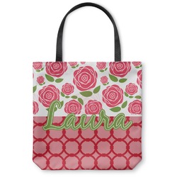 Roses Canvas Tote Bag (Personalized)