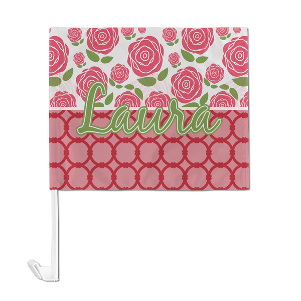 Roses Car Flag - Large - FRONT