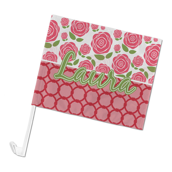 Custom Roses Car Flag (Personalized)