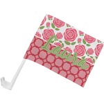 Roses Car Flag - Small w/ Name or Text