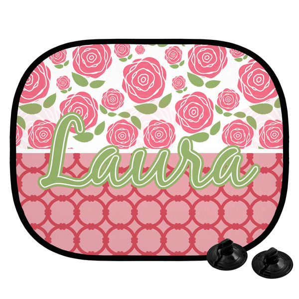 Custom Roses Car Side Window Sun Shade (Personalized)