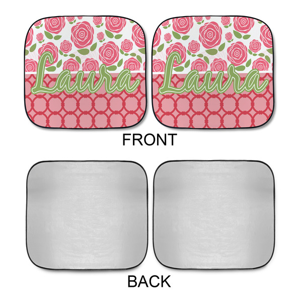 Roses Car Sun Shades - APPROVAL