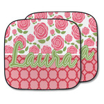 Roses Car Sun Shade - Two Piece (Personalized)