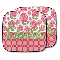 Roses Car Sun Shade - Two Piece (Personalized)