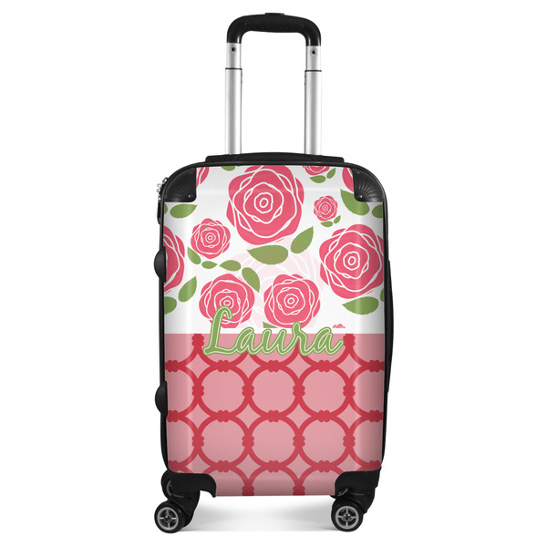 Custom Roses Suitcase - 20" Carry On (Personalized)