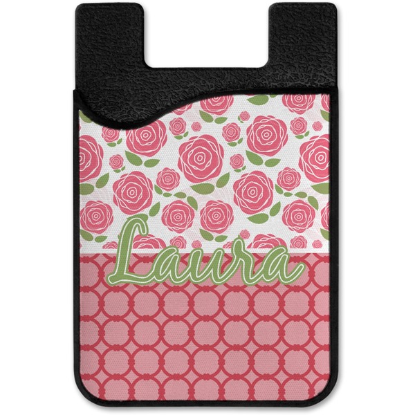 Roses Cell Phone Credit Card Holder