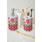 Roses Ceramic Bathroom Accessories - LIFESTYLE (toothbrush holder & soap dispenser)