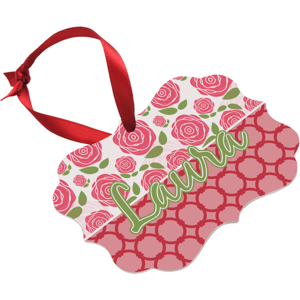 Roses Christmas Ornament