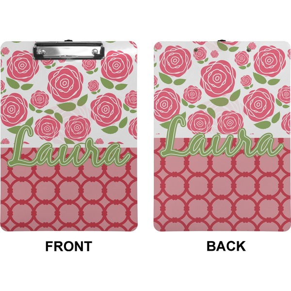 Roses Clipboard (Letter) (Front + Back)