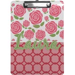 Roses Clipboard (Personalized)