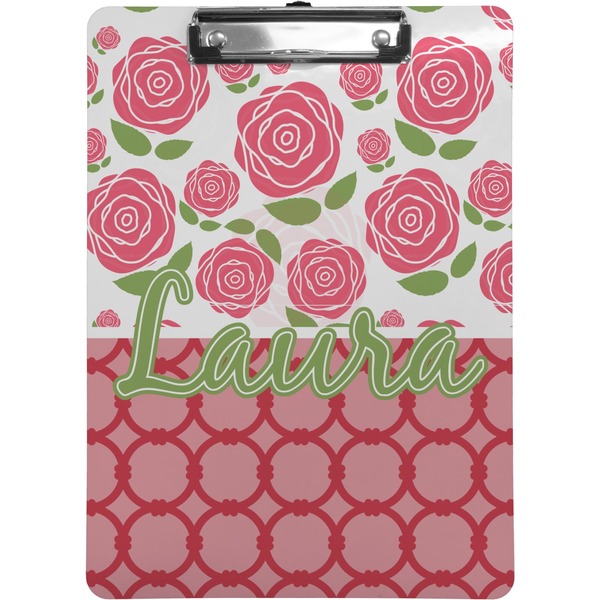 Custom Roses Clipboard (Personalized)