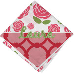 Roses Cloth Napkin w/ Name or Text