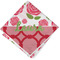 Roses Cloth Napkins - Personalized Lunch (Folded Four Corners)