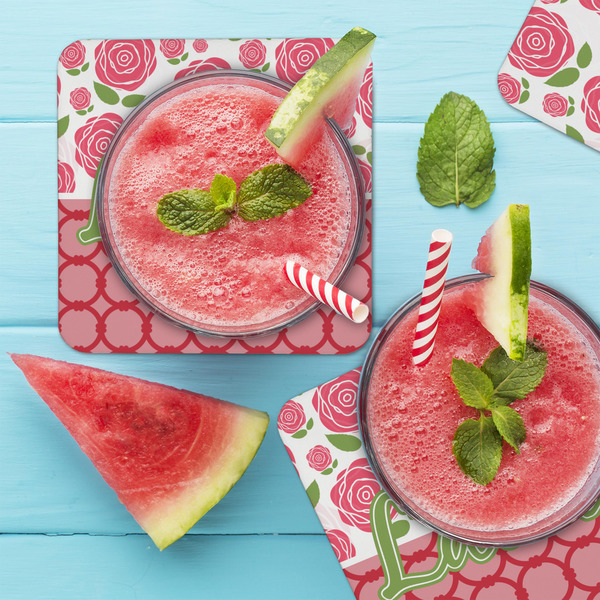 Roses Coaster Set - LIFESTYLE