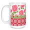 Roses Coffee Mug - 15 oz - White