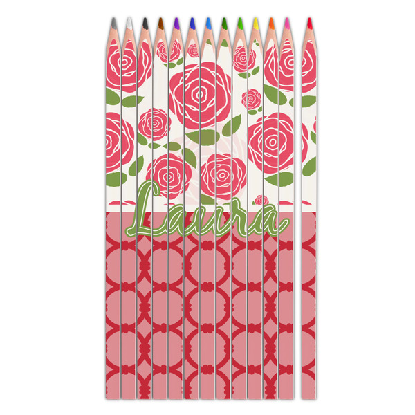 Custom Roses Colored Pencils (Personalized)