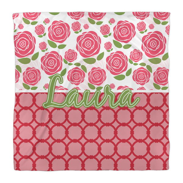 Roses Comforter - Queen - Front