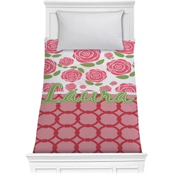 Roses Comforter - Twin (Personalized)