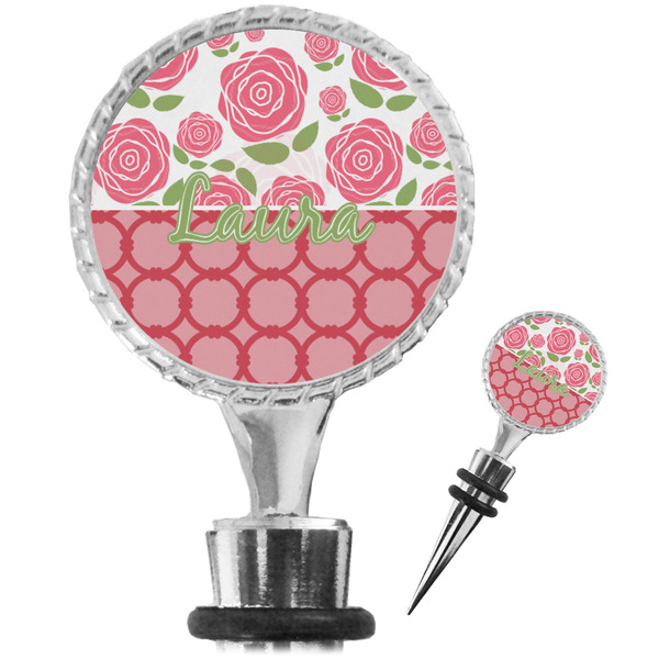 Custom Roses Wine Bottle Stopper (Personalized)