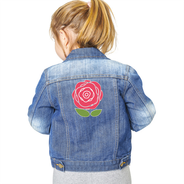 Roses Custom Shape Iron On Patches - XXL - Single - Approval