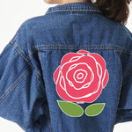 Roses Twill Iron On Patch - Custom Shape - 3XL