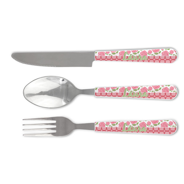 Custom Roses Cutlery Set (Personalized)