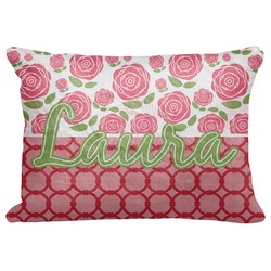 Roses Decorative Baby Pillowcase - 16"x12" (Personalized)