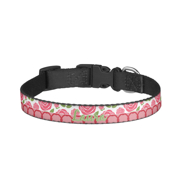 Custom Roses Dog Collar - Large (Personalized)