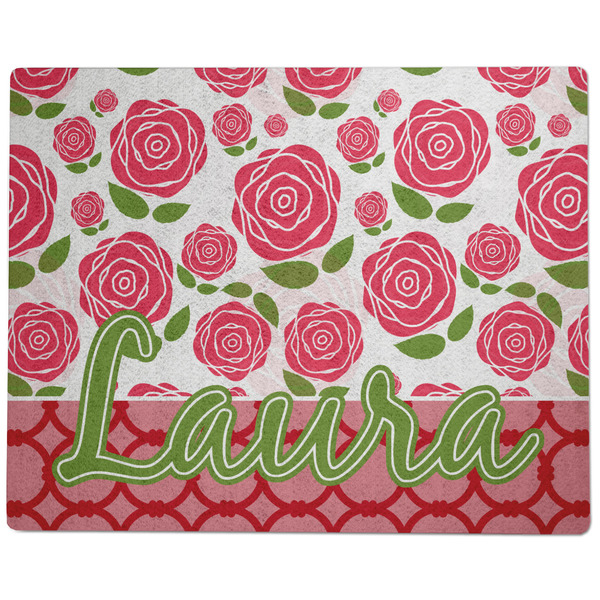 Roses Dog Food Mat - Large without Bowls