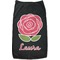 Roses Black Pet Shirt (Personalized)